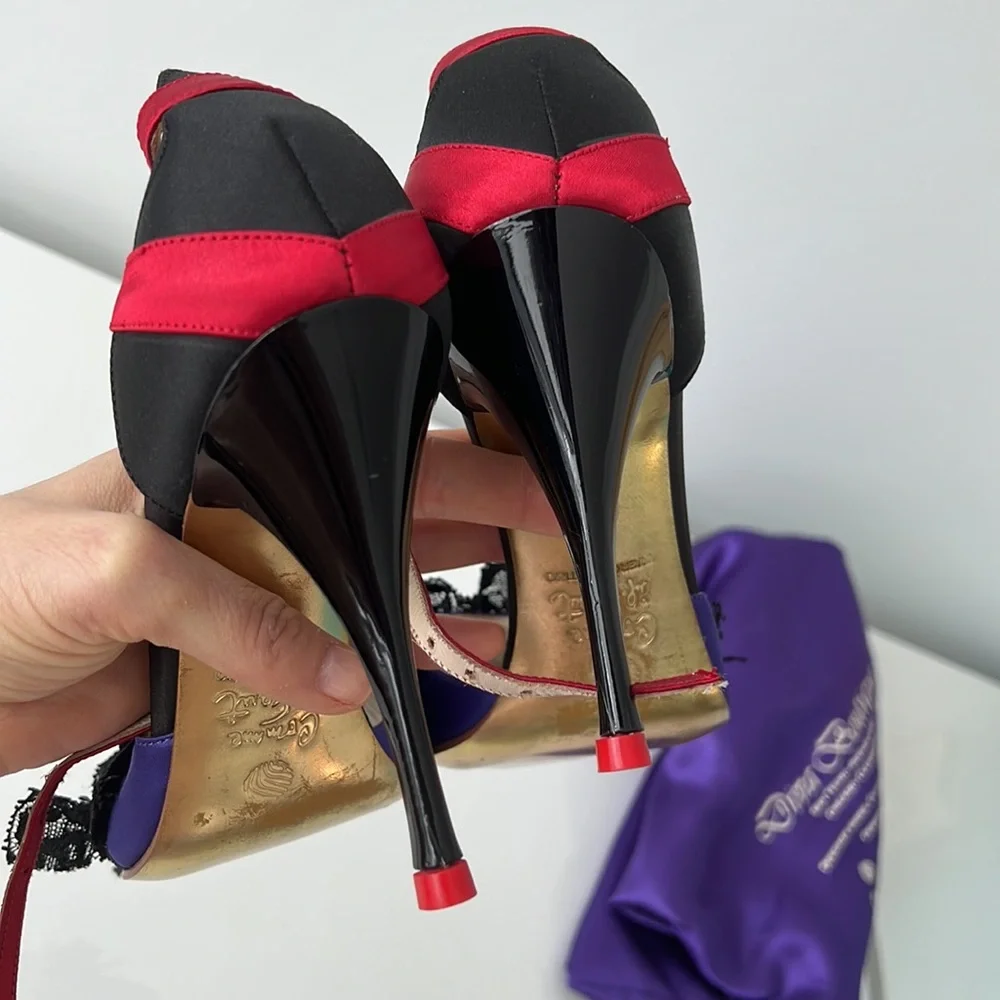 Comme il Faut tango heels, RARE!! ❤️💜 - Picture 4 of 5